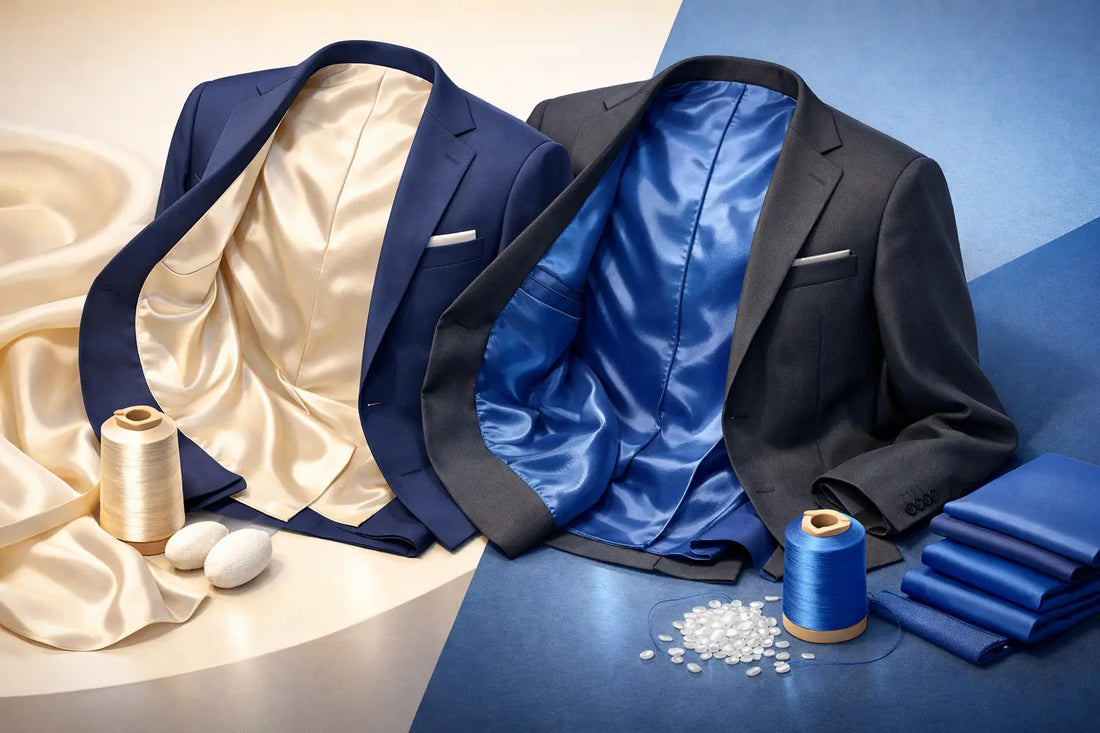 Silk Versus Polyester Suit Linings Compared
