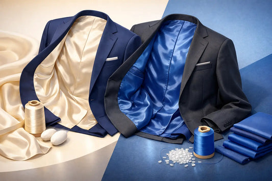 Silk Versus Polyester Suit Linings Compared