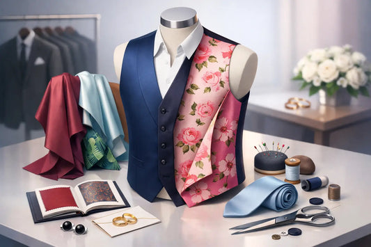 How to Customize Vest Lining for Your Big Day