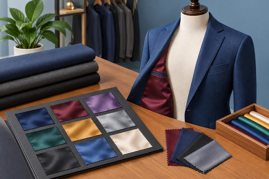 How to Choose Lining Color for a Custom Suit