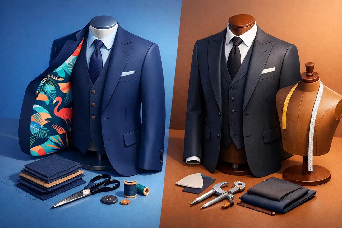 Custom Lining vs Bespoke Suit Explained