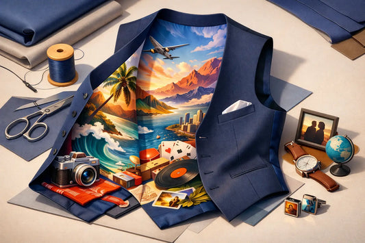 Custom Vest Lining That Tells Your Story