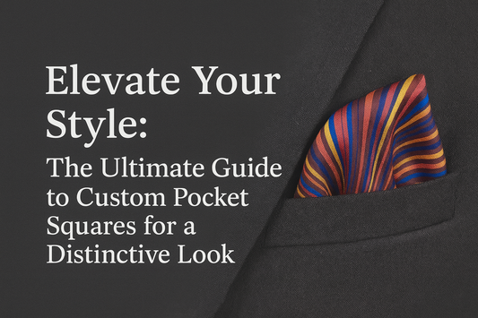 Elevate Your Style: The Ultimate Guide to Custom Pocket Squares for a Distinctive Look
