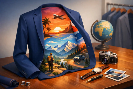 Picture Lining for Blazer That Tells Your Story