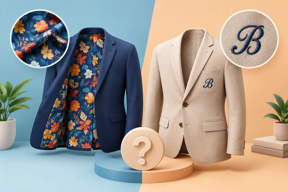 Printed Lining vs Embroidered Monogram: Which Fits?