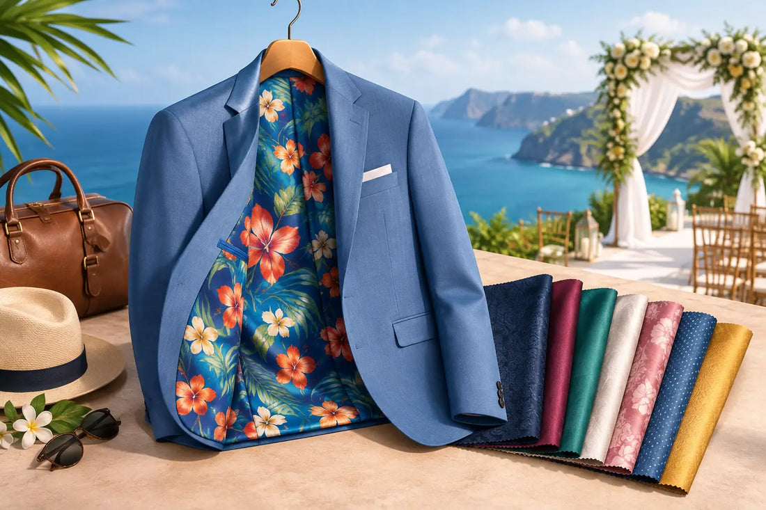 Destination Wedding Suit Lining Ideas That Matter