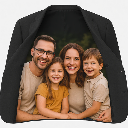 Custom Suit Liner Family portrait 