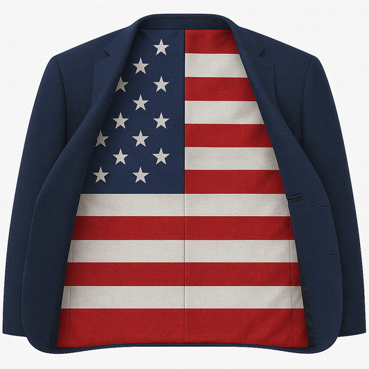 Usa Flag Custom Suit Liner