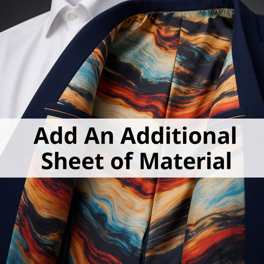 Add An Additional Sheet Of Material